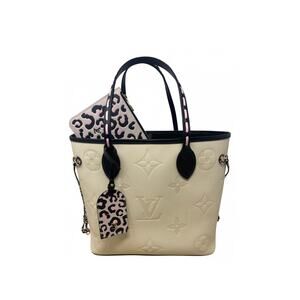Louis Vuitton Neverfull Tote MM Ivory Leather